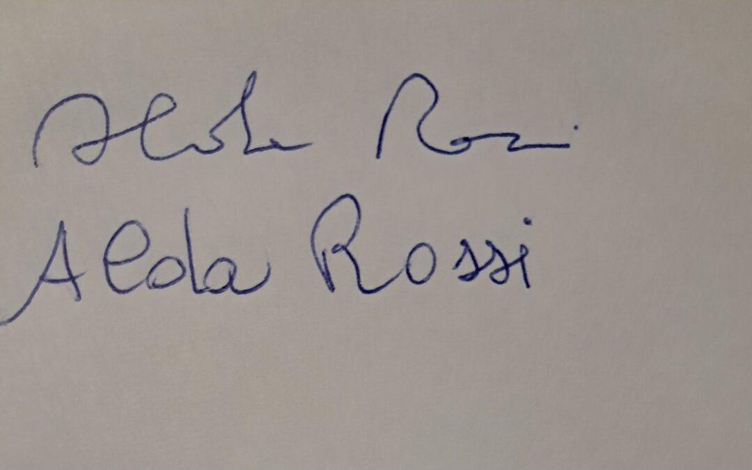 Firma apocrifa o mano “bugiarda”? Il segreto della dissimulazione.